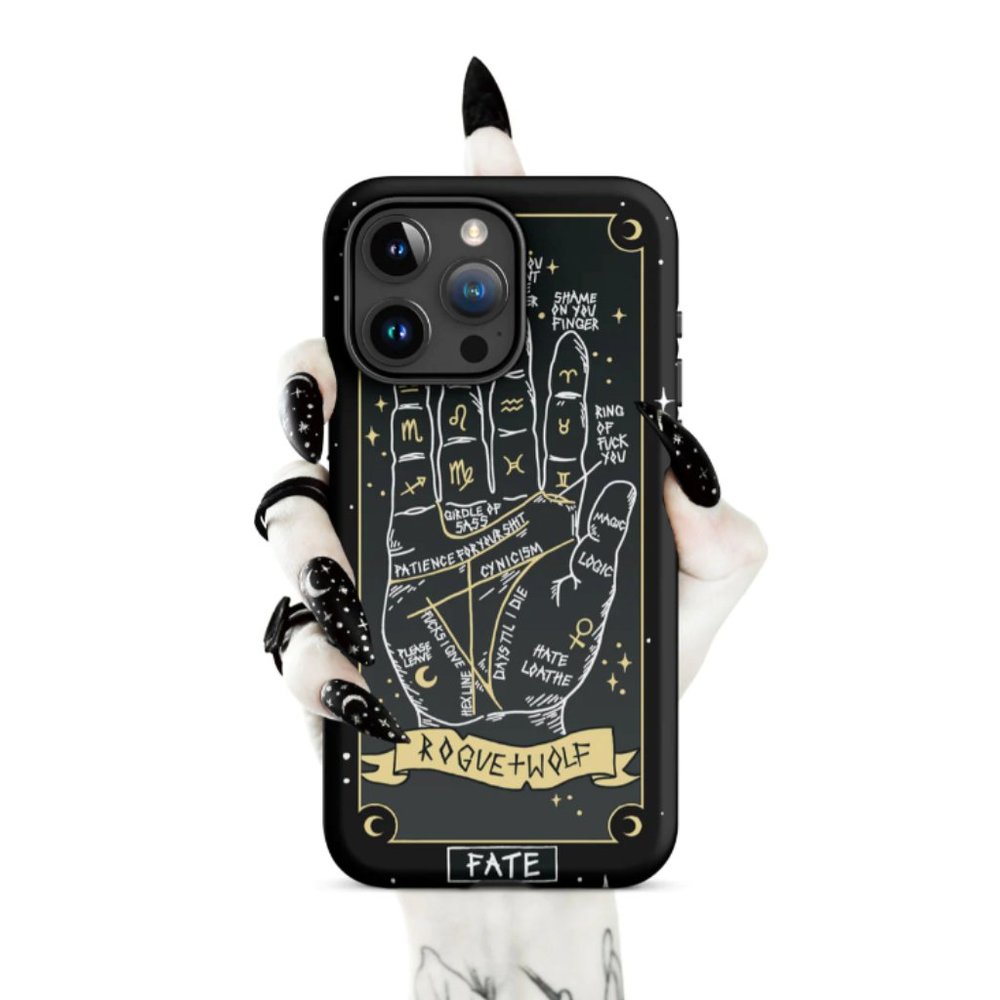 Rogue + Wolf Fate Tarot Tough Phone Case for iPhone 10 Pro